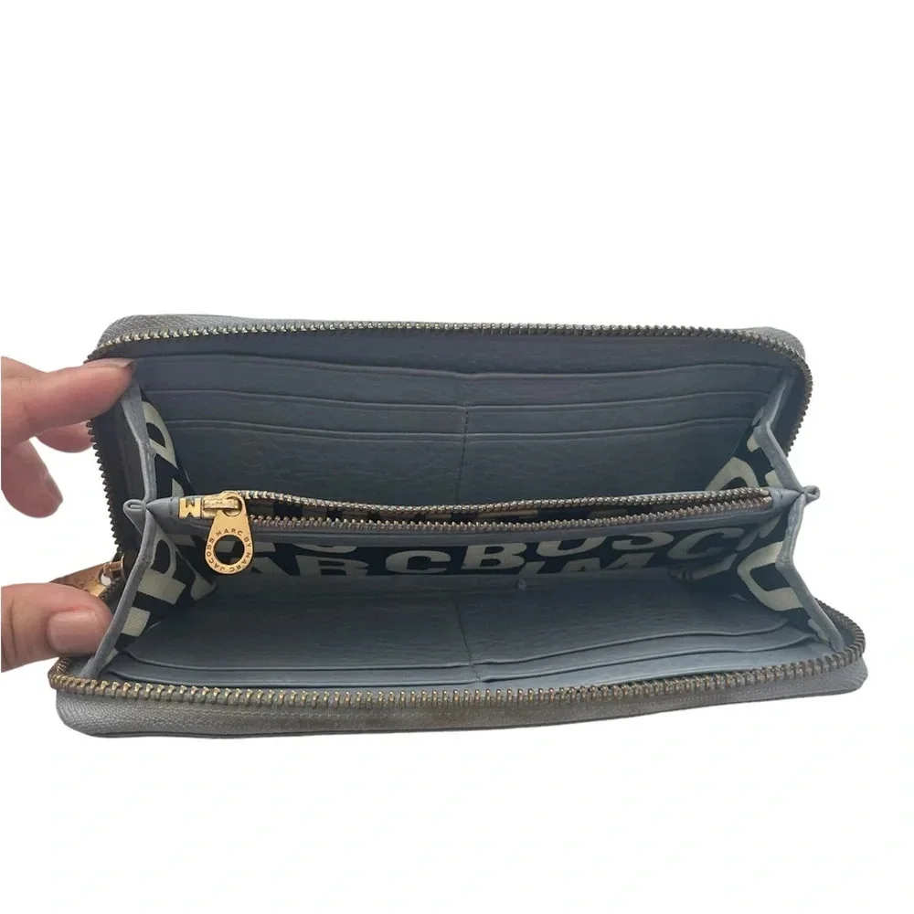 Marc By Marc Jacobs Blue Marc Leather Wallet